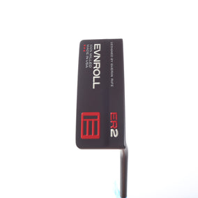 Used Evnroll ER2 Black MidBlade Putter - Right-Handed - 33.25 in - Blade-Next Round