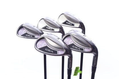 Used Adams Idea a7OS Iron Set - Right-Handed - 7-PW, SW - Ladies Flex
