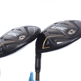 Used Callaway Epic Flash Star Wood Set - Left-Handed - 3W, 5W - Ladies Flex-Next Round