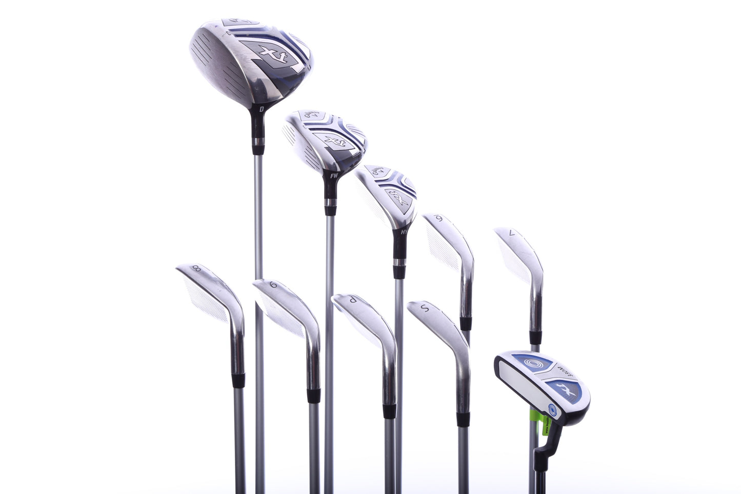 Used Callaway XT Kids Set - Left-Handed - 1W, FW, HY, 6-PW, SW, Putter - Youth Flex-Next Round