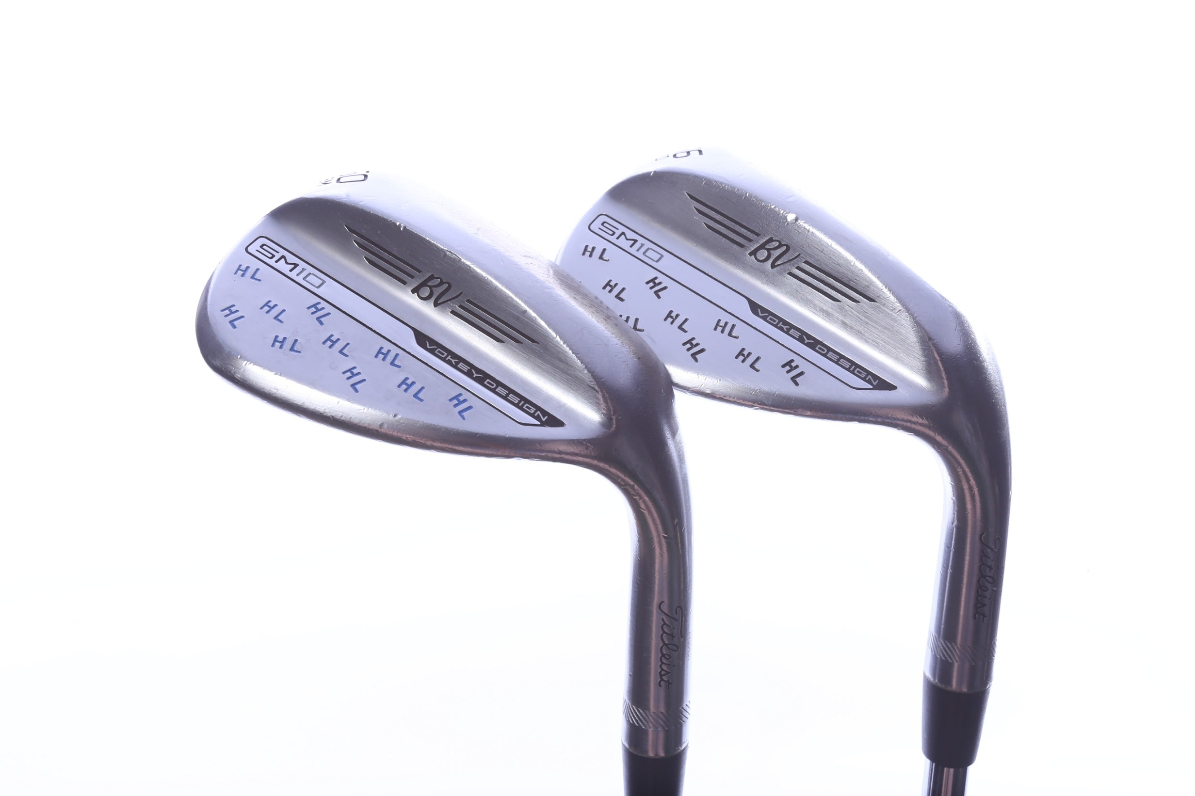 Used Titleist Vokey SM10 Tour Chrome Wedge Set - Right-Handed - 56*, 60* - Wedge Flex