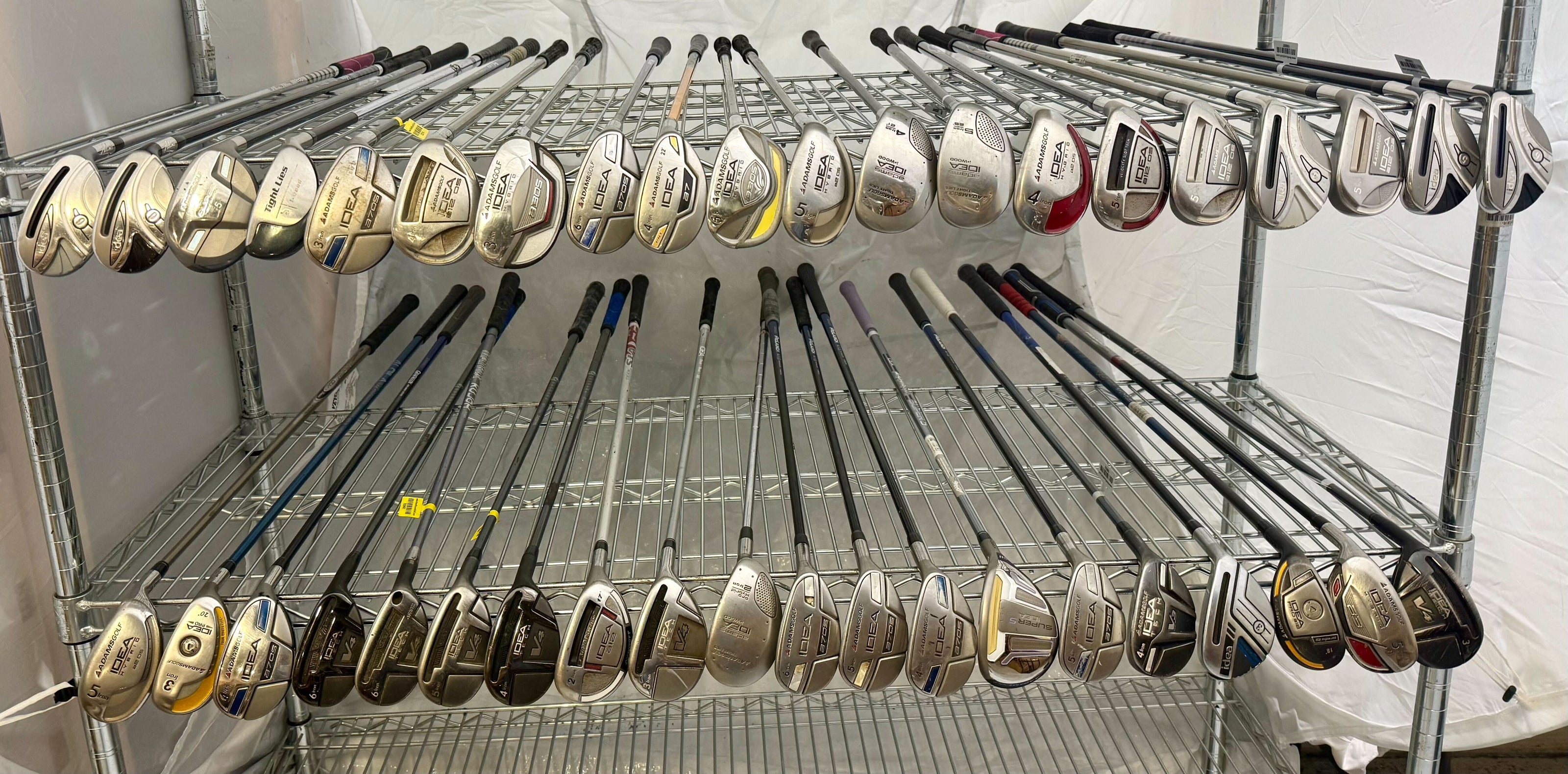 Wholesale Lot of 40 Golf Clubs - Adams Hybrids-Next Round