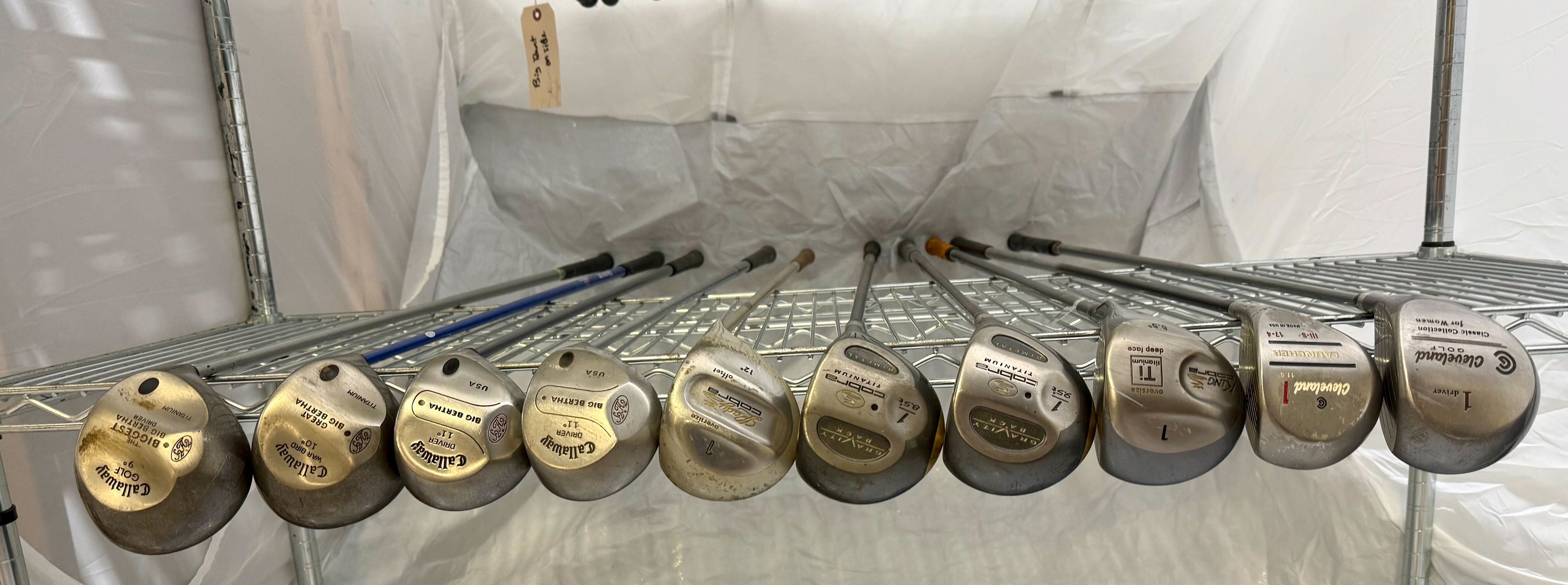 Wholesale Lot 20 Golf Clubs - Assorted Drivers-Next Round