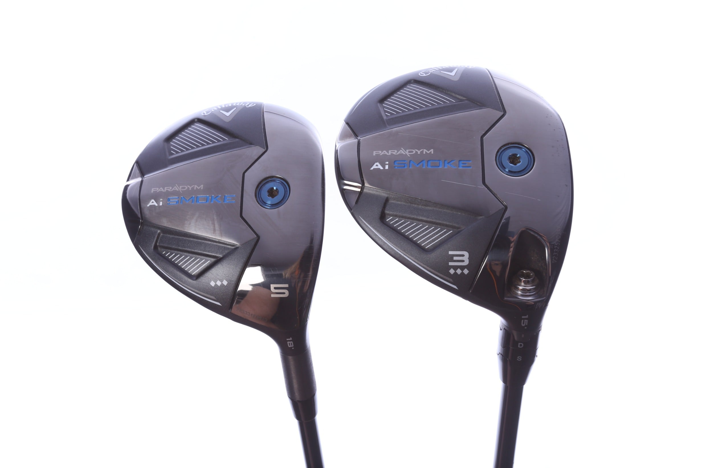 Used Callaway Paradym Ai Smoke Triple Diamond Wood Set - Right-Handed - 3W, 5W - Stiff Flex-Next Round
