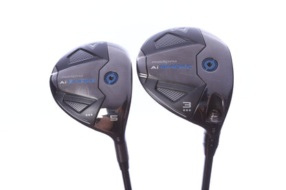 Used Callaway Paradym Ai Smoke Triple Diamond Wood Set - Right-Handed - 3W, 5W - Stiff Flex-Next Round