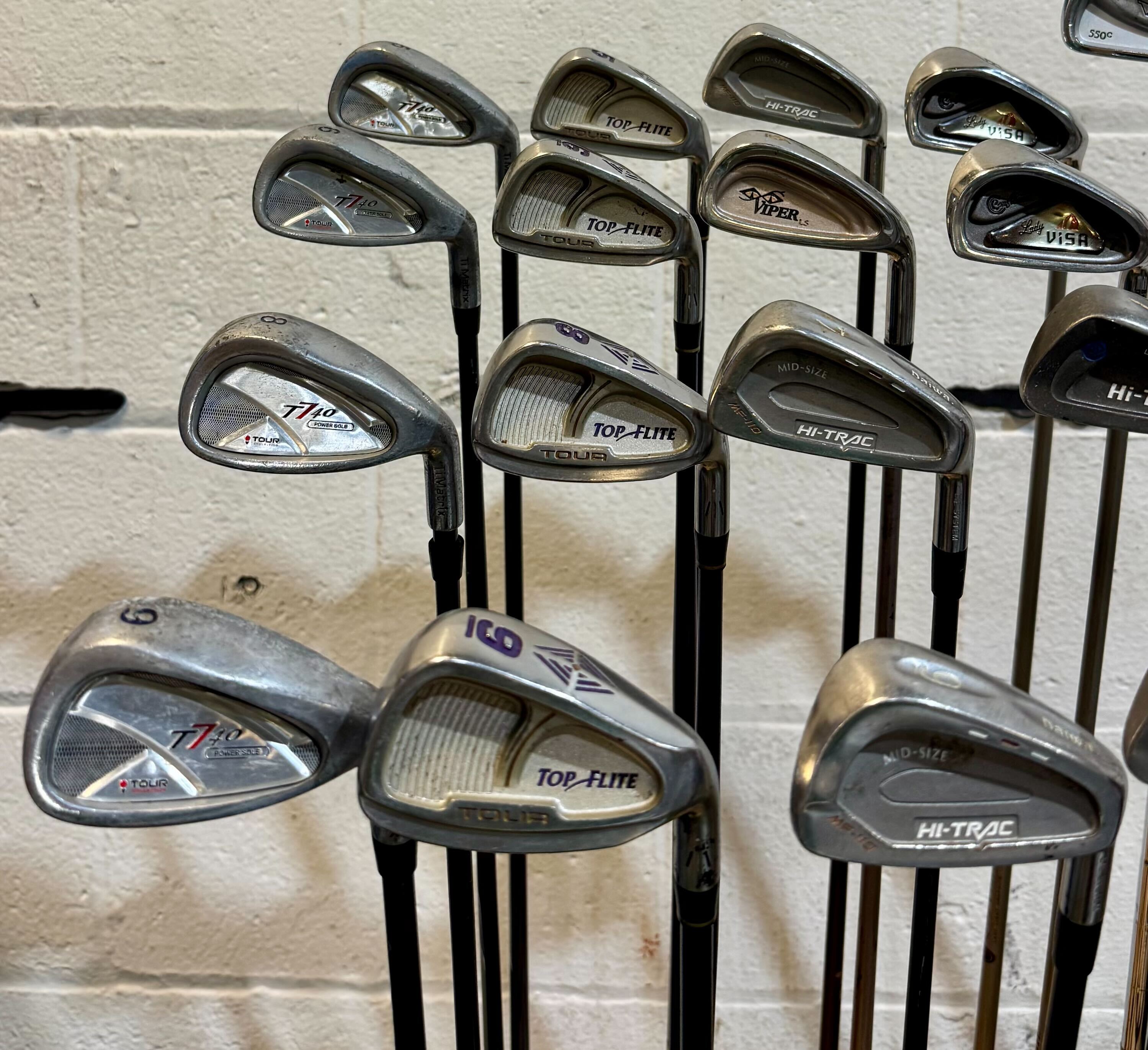 Wholesale Lot of 45 Golf Clubs - Assorted Single Irons-Next Round