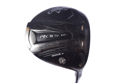 Used Callaway Rogue ST MAX Draw Driver - 9 Degrees - Extra Stiff Flex Project X EvenFlow Riptide - Right-Handed-Next Round