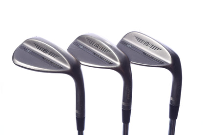 Used Titleist Vokey SM10 Nickel Wedge Set - Right-Handed - 52*, 56*, 60* - Stiff Flex