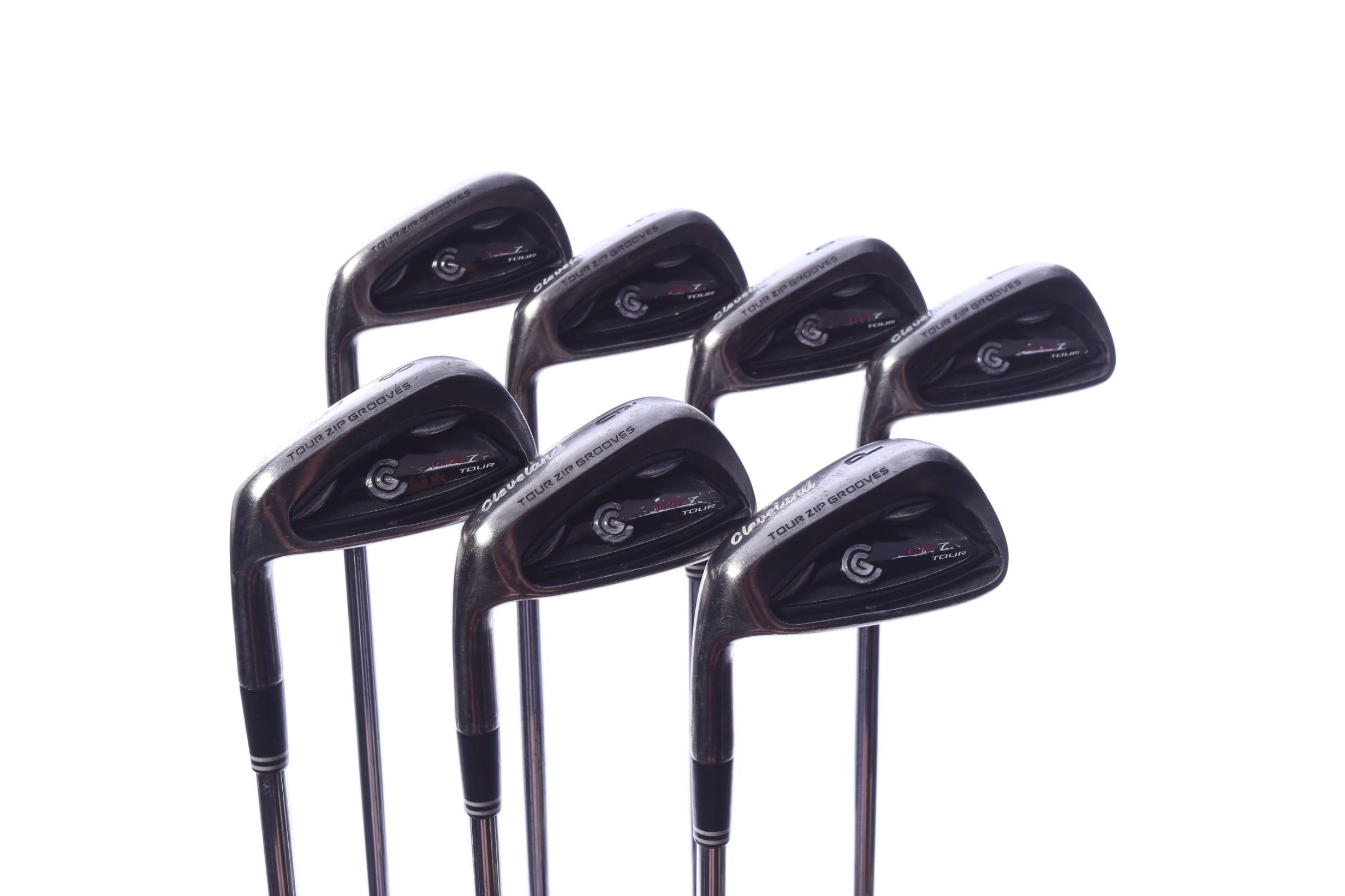 Used Cleveland CG7 Iron Set - Left-Handed - 4-PW - Stiff Flex