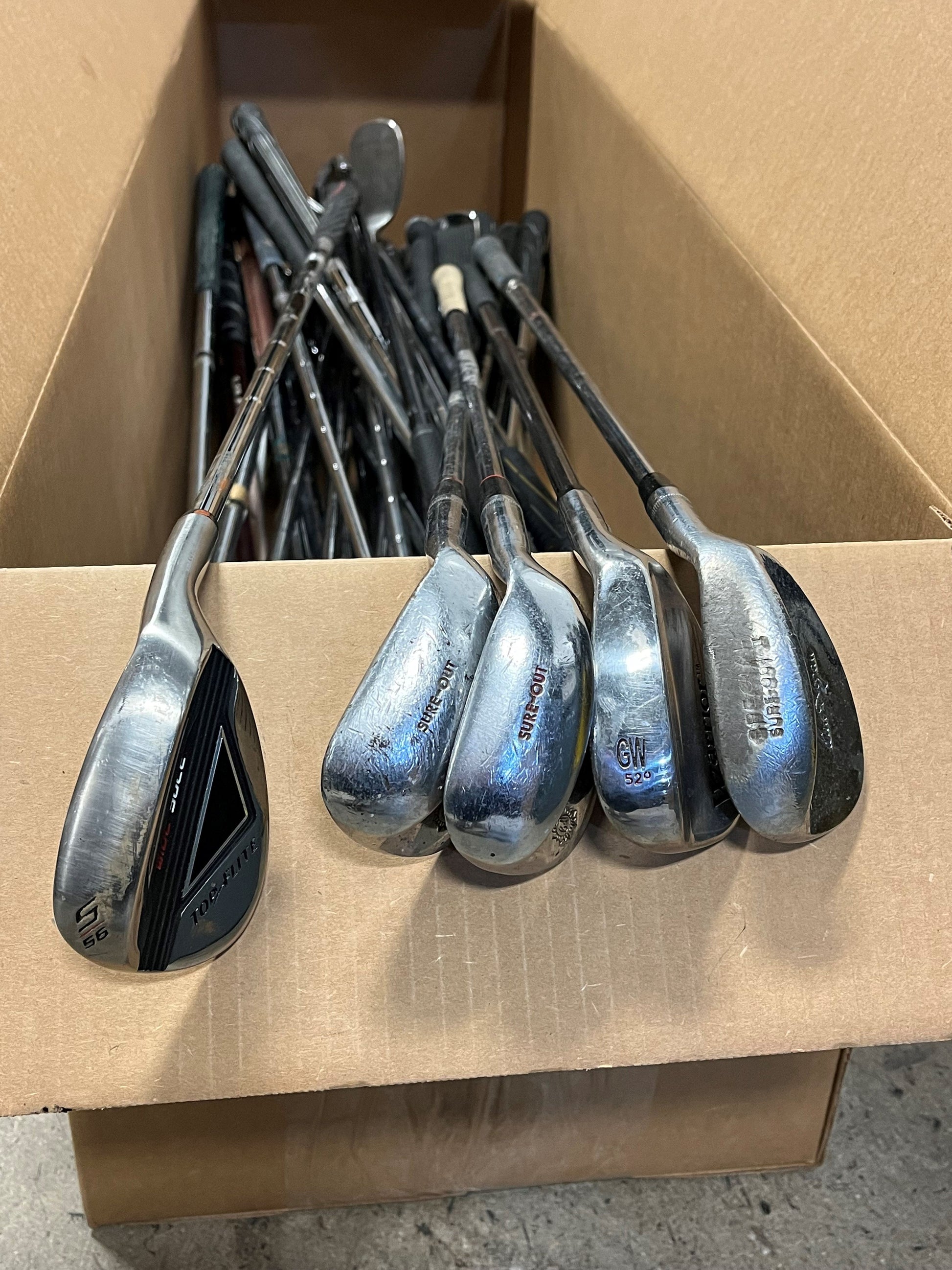 Wholesale Lot of 50 Assorted Wedges. Ben Hogan, Warrior, etc-Next Round