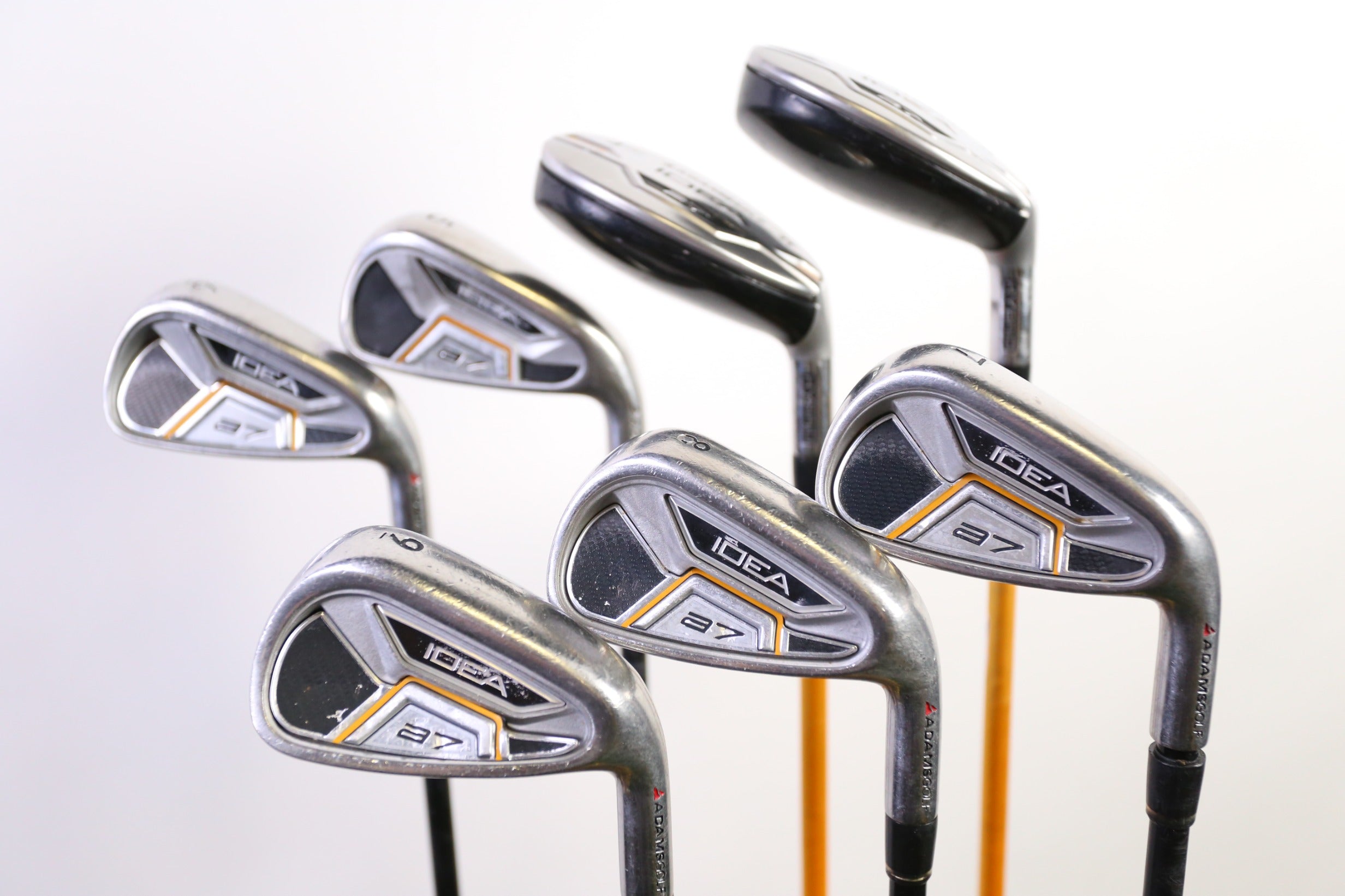 Adams Idea offers A7 Left Hand Iron Set w/ 2 Hybrids