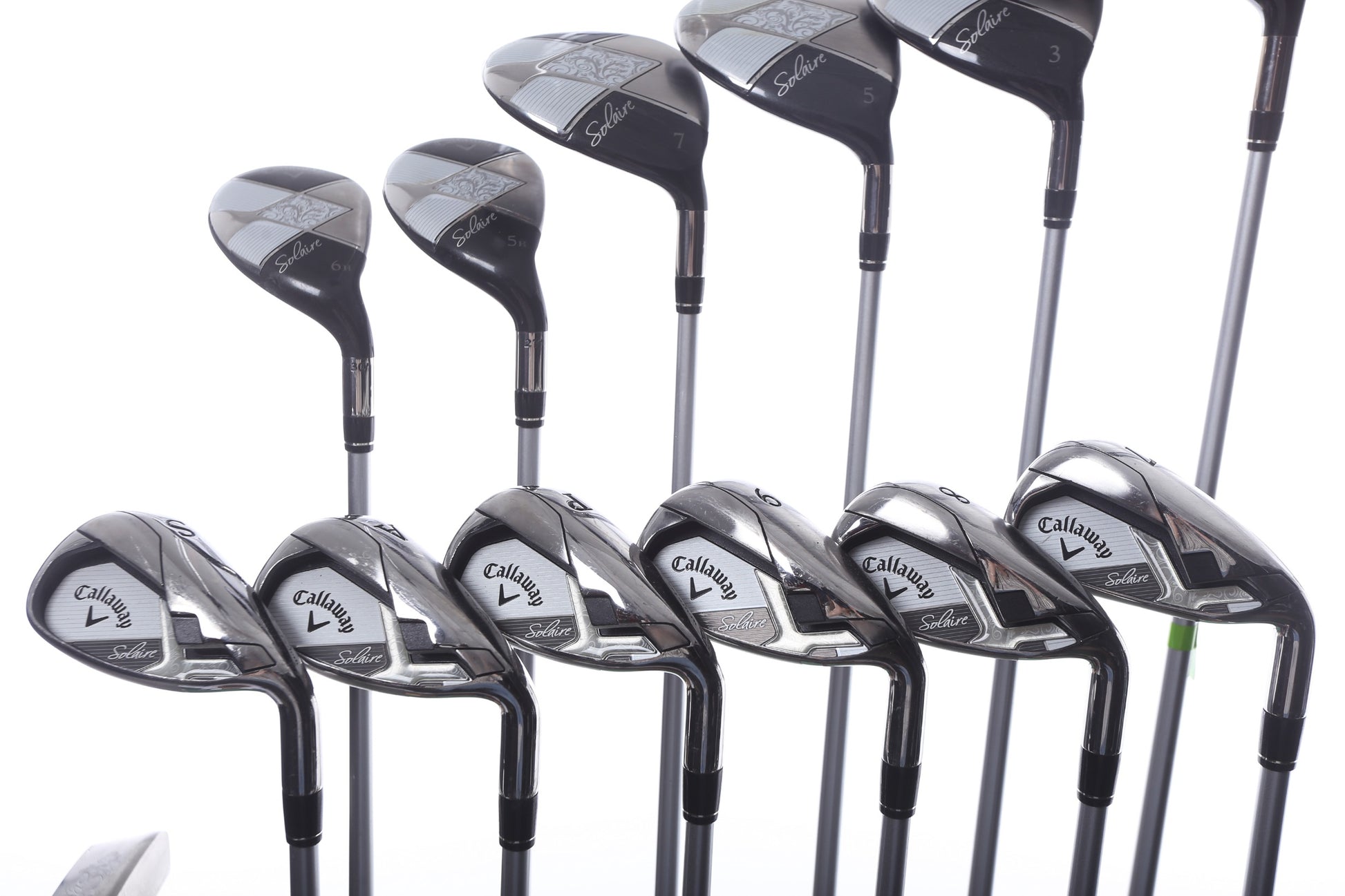 Used Callaway Solaire 13-Piece Coral Complete Set - Right-Handed - 1W, 3W, 5W, 7W, 5-6H, 7-SW, Putter - Ladies Flex-Next Round