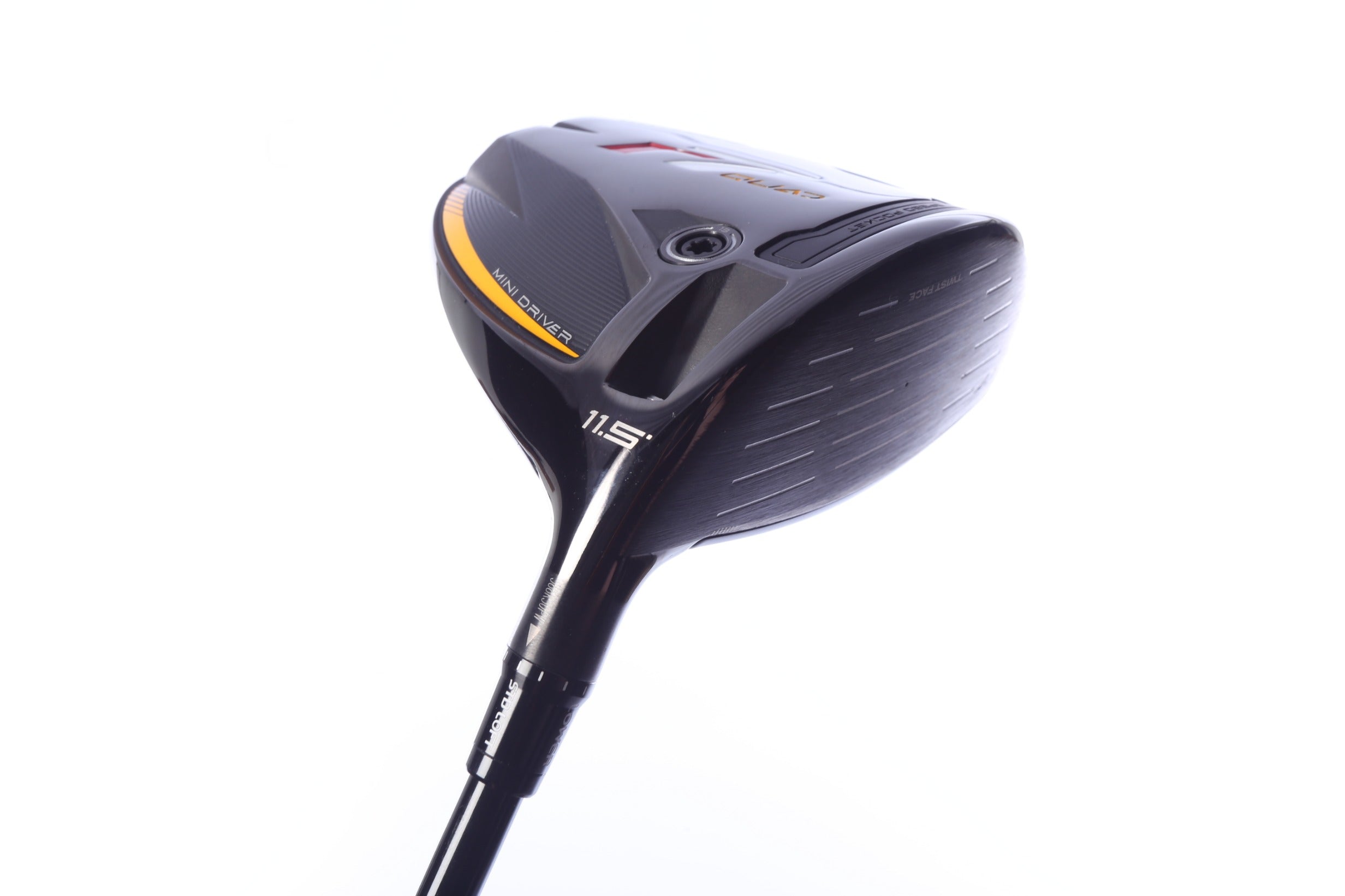 Used TaylorMade r7 Quad Mini Driver - 11.5 Degrees - Stiff Flex Fujikura Speeder MD - Right-Handed