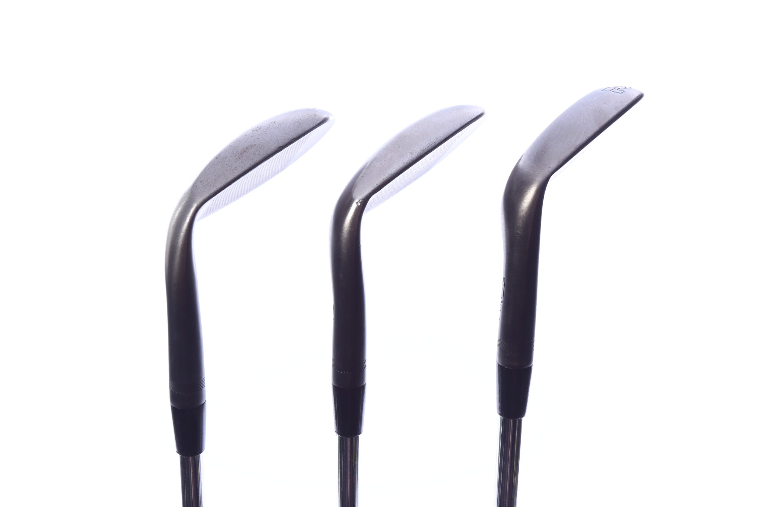 Used Titleist Vokey SM9 Jet Black Wedge Set - Right-Handed - 50*, 56*, 60* - Extra Stiff Flex-Next Round