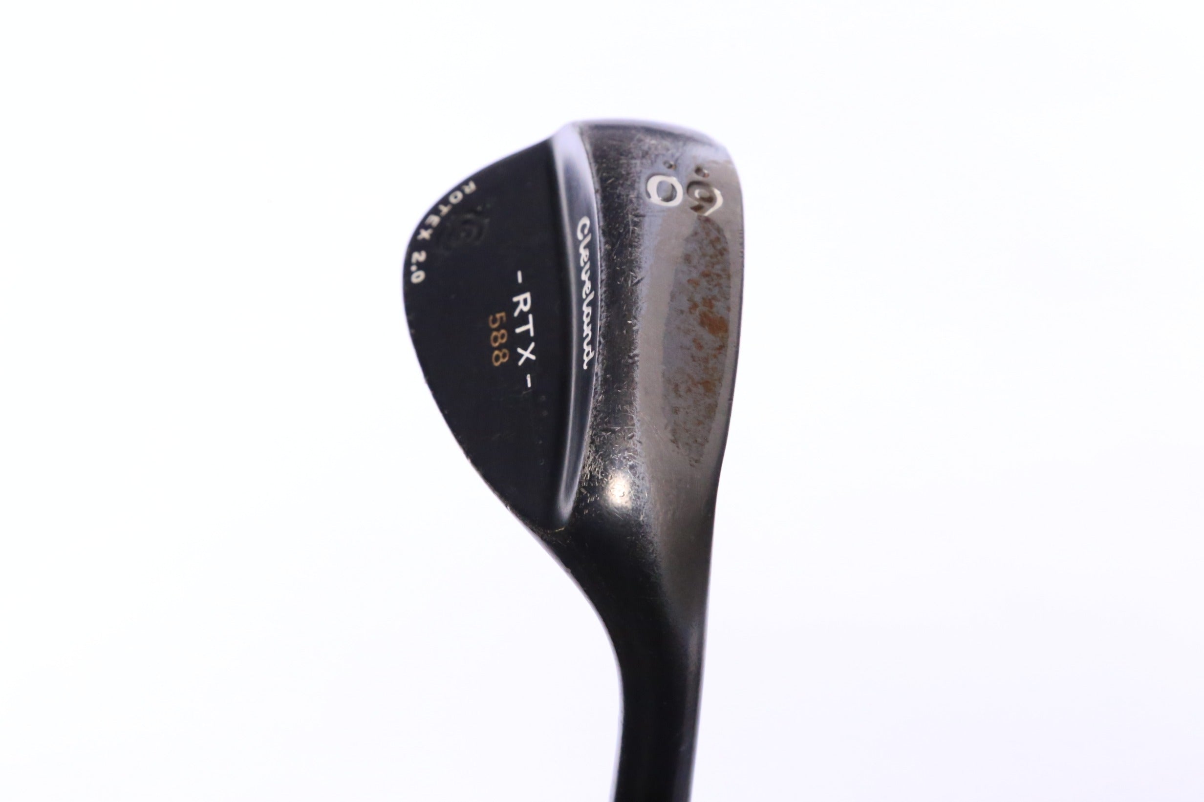 Used Cleveland 588 RTX 2.0 Black Satin Lob Wedge - Right-Handed - 60 Degrees - Stiff Flex-Next Round