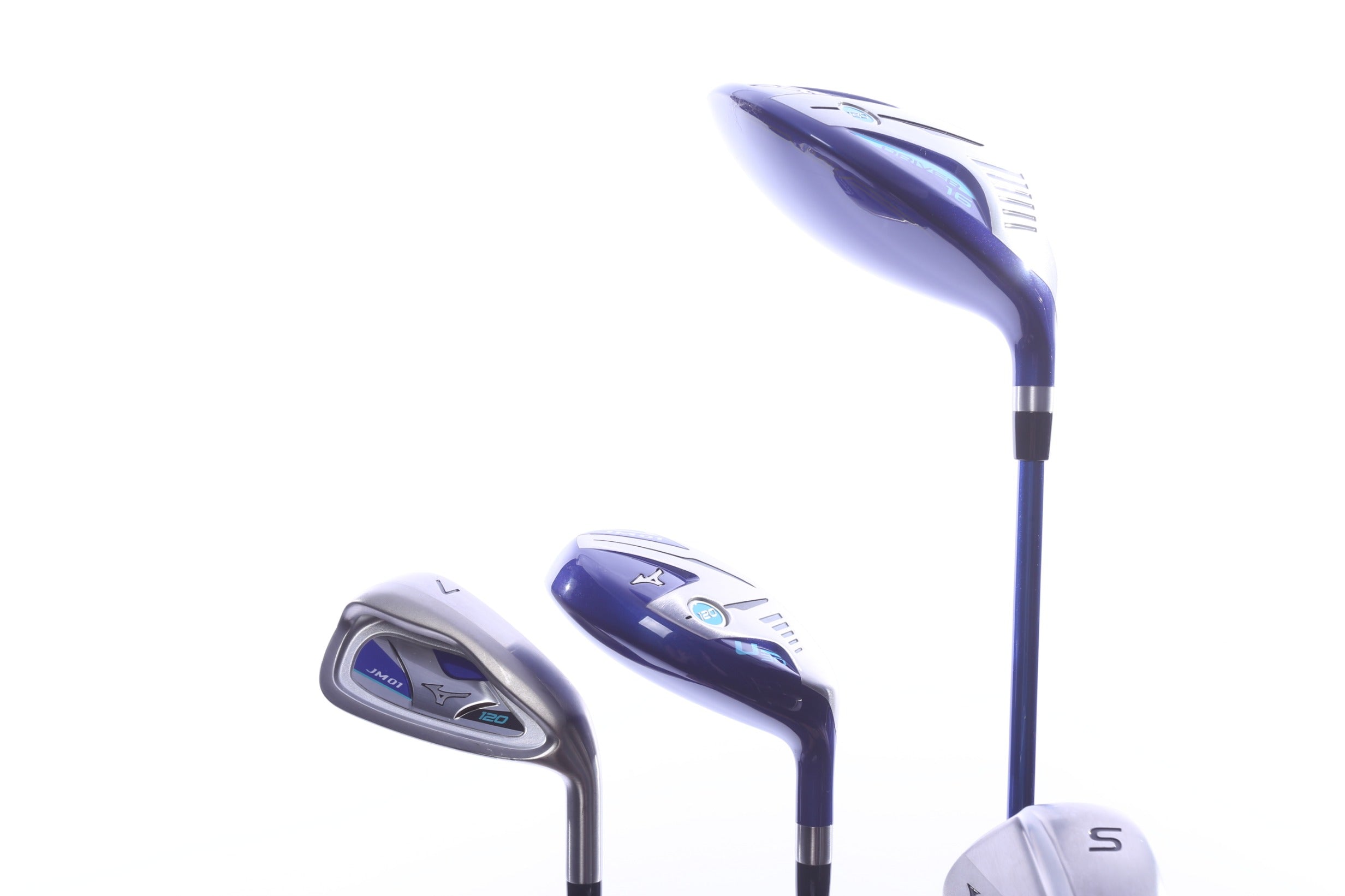 Used Mizuno JM01 120 5-Piece Junior Kids Set - Right-Handed - Driver, HY, 7i, SW, Putter - Junior Flex-Next Round