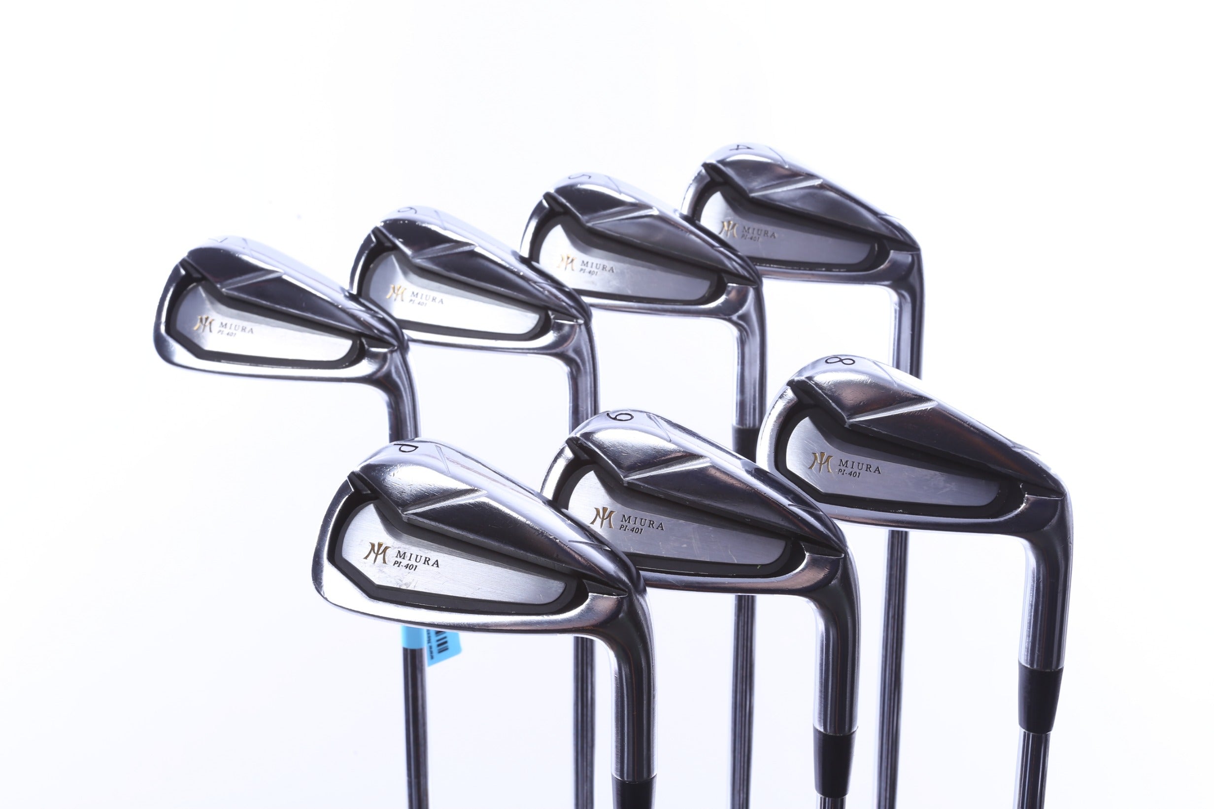 Used Miura PI-401 Iron Set - Right-Handed - 4-PW - Stiff Flex-Next Round