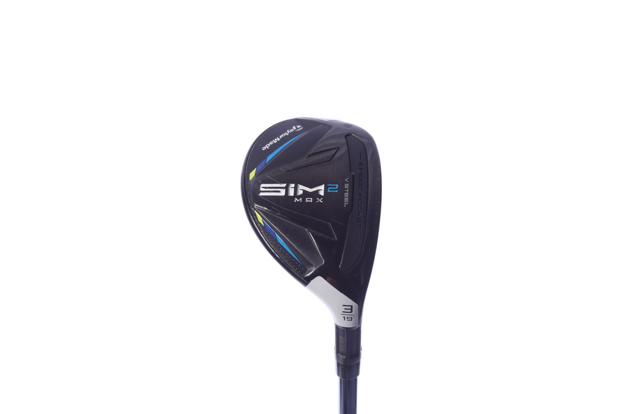Used TaylorMade SIM2 MAX Rescue 3H Hybrid - Right-Handed - 19 Degrees - Stiff Flex