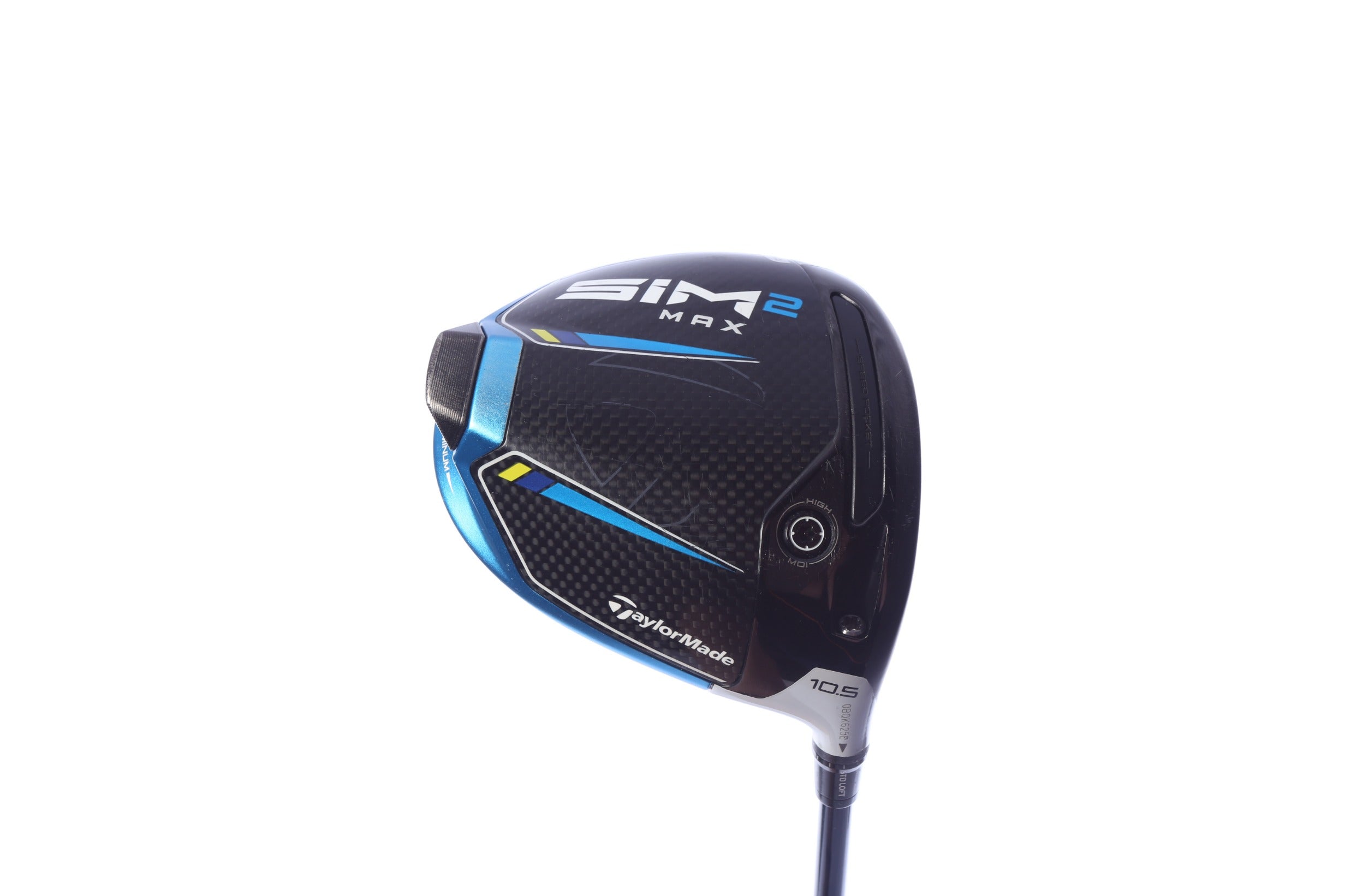 Used TaylorMade SIM2 MAX Driver - 10.5 Degrees - Stiff Flex Fujikura Ventus Blue - Right-Handed