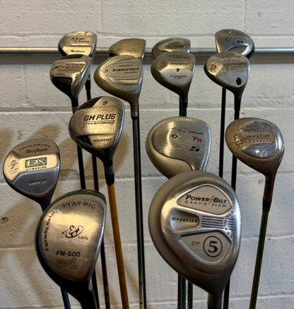 Wholesale Lot of 40 Golf Clubs - Assorted Fairway Woods - RH/LH - Mixed Flexes-Next Round