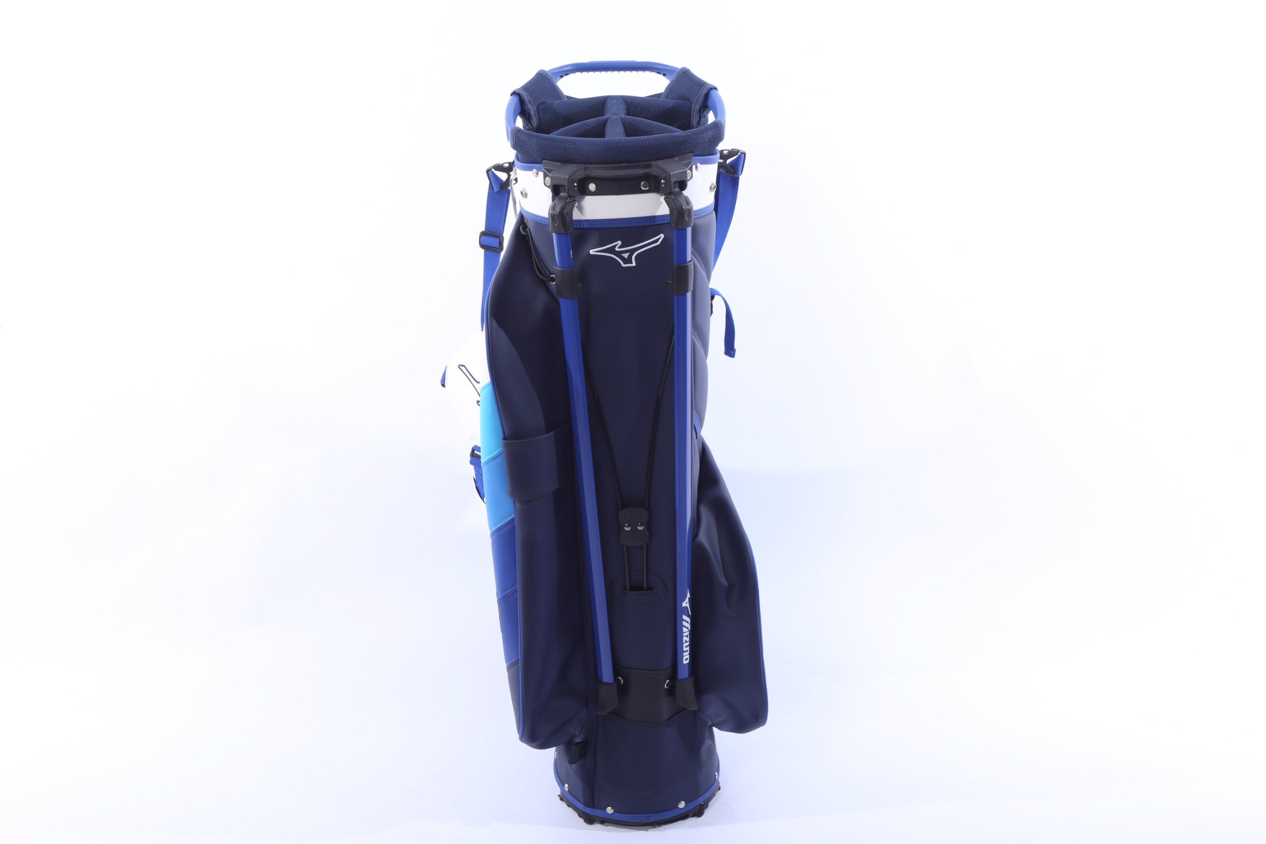 Used Mizuno Tour Stand Multicolor Stand Bag - 5-Way - 5 Pockets - Rain Cover Included-Next Round