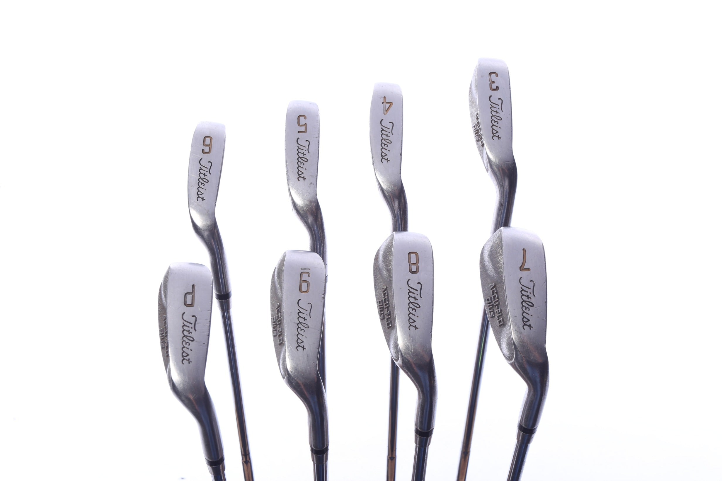 Used Titleist Accu-Flo Iron Set - Right-Handed - 3-PW - Regular Flex
