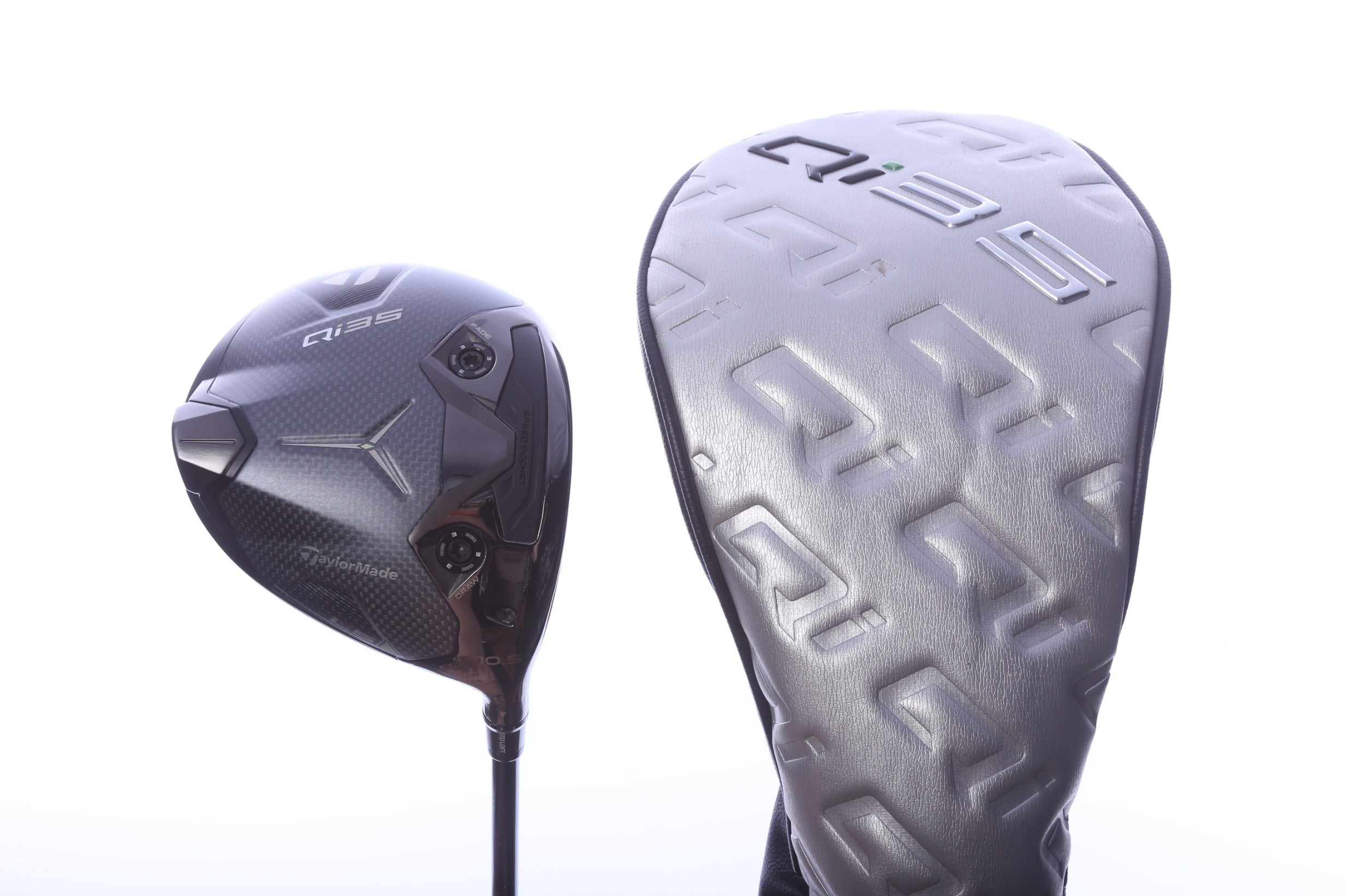 Used TaylorMade Qi35 LS Driver - 10.5 Degrees - Stiff Flex Project X HZRDUS Smoke RDX - Right-Handed-Next Round