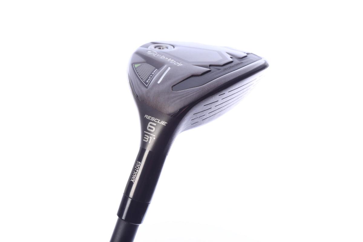 Used TaylorMade Qi35 MAX Lite Rescue 6H Hybrid - Right-Handed - 31 Degrees - Seniors Flex