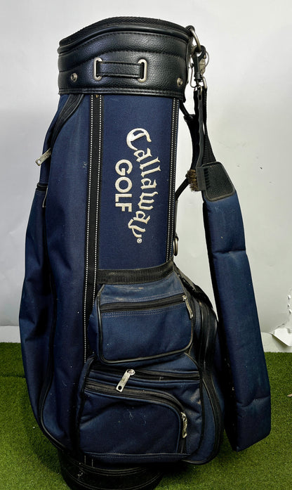 Callaway Golf Bag - 6 Dividers 11 Pockets- Blue and White-Next Round