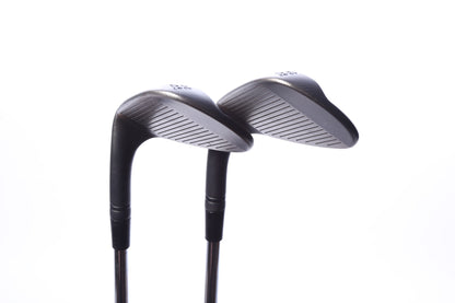 Used TaylorMade Milled Grind 3 Black Wedge Set - Right-Handed - 52*, 56* - Wedge Flex-Next Round