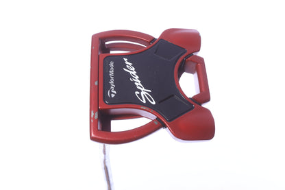 Used TaylorMade Spider Red Double Bend Putter - Left-Handed - 35 in - Mallet