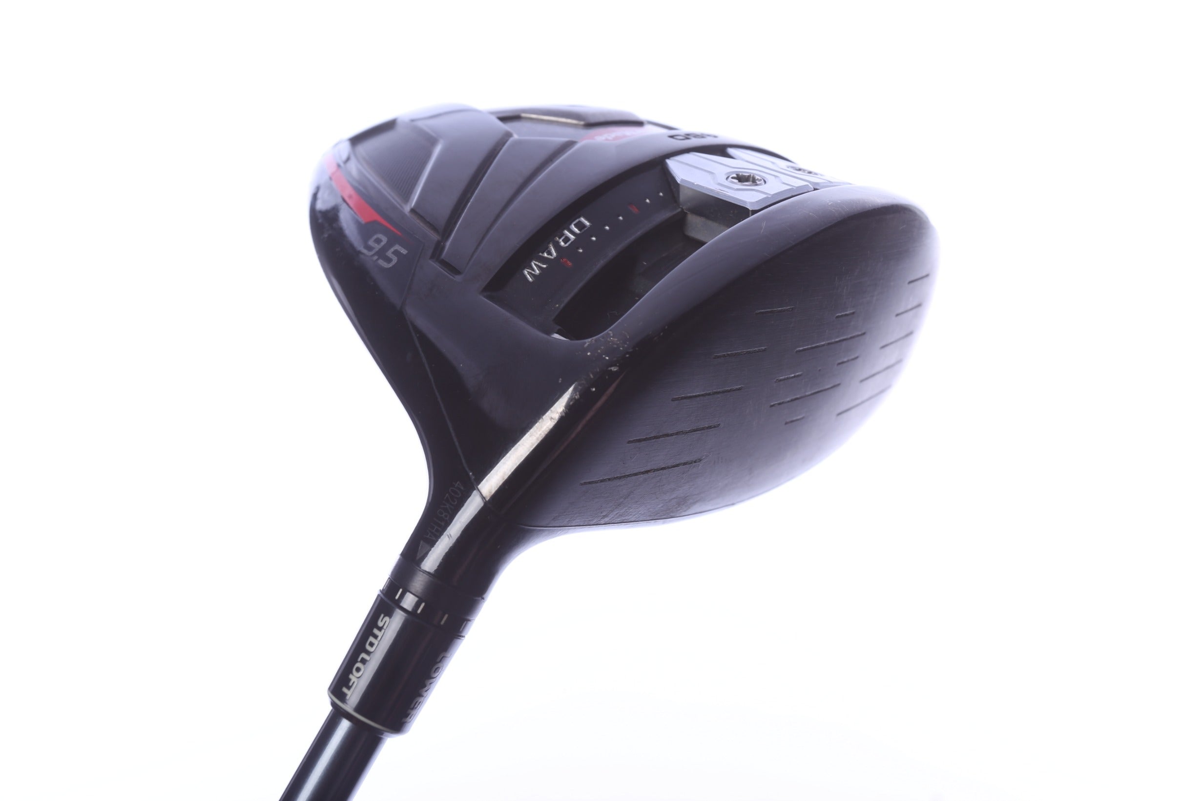Used TaylorMade R15 Black Driver - 9.5 Degrees - Stiff Flex Fujikura Speeder57 - Right-Handed-Next Round