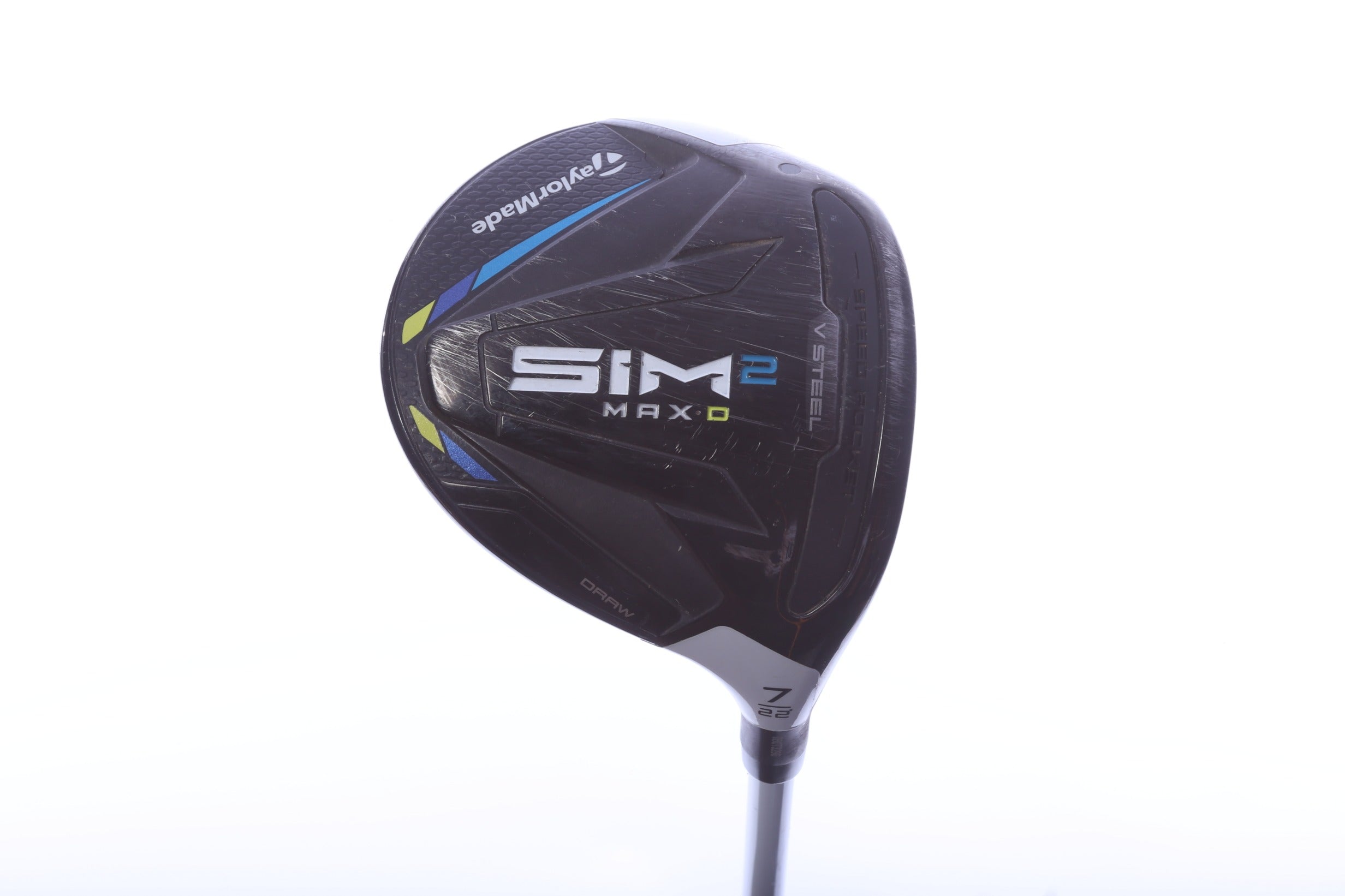 Used TaylorMade SIM2 MAX-D 7-Wood - Right-Handed - 22 Degrees - Regular Flex
