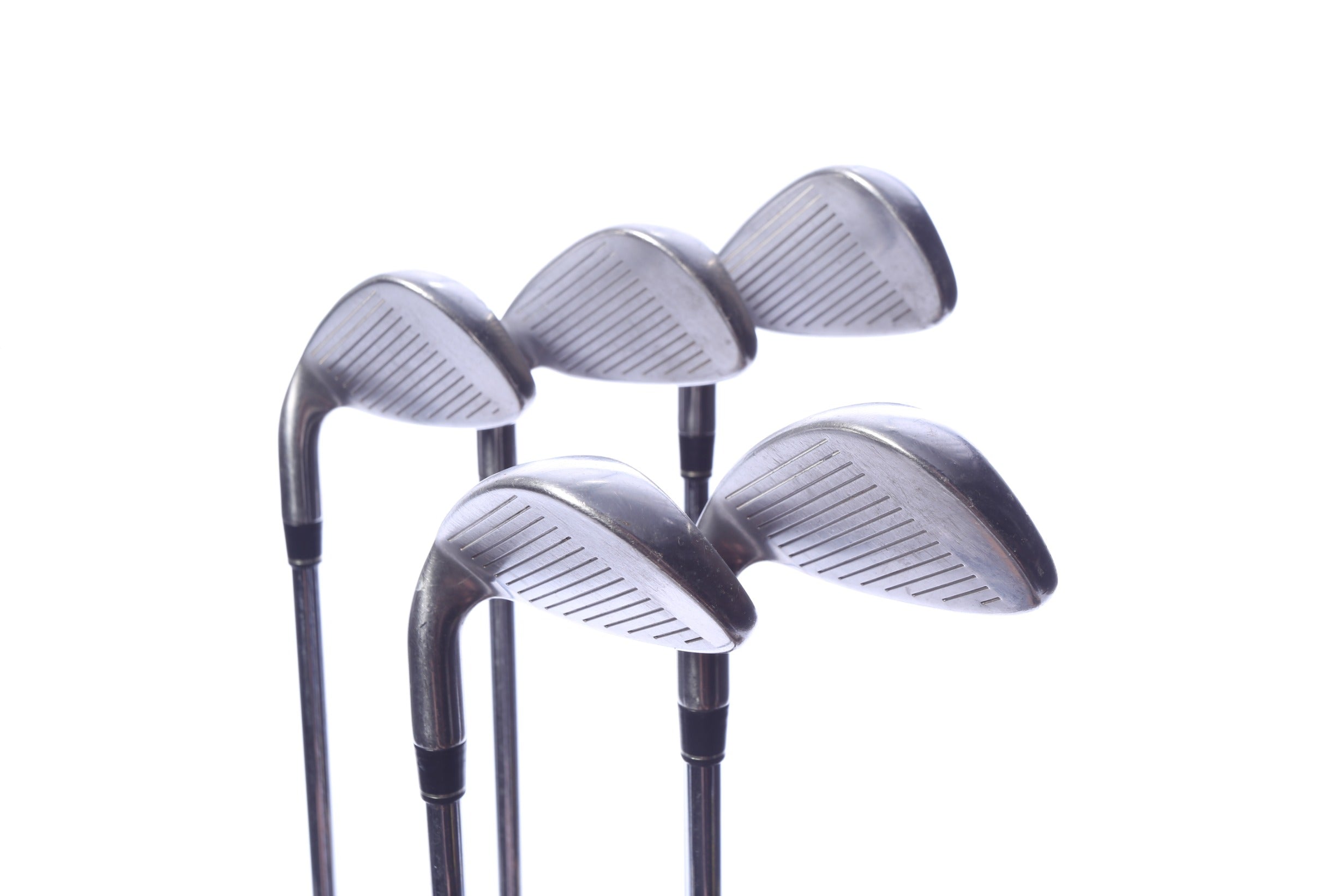 Used TaylorMade rac OS 2005 Iron Set - Right-Handed - 6-PW - Stiff Flex
