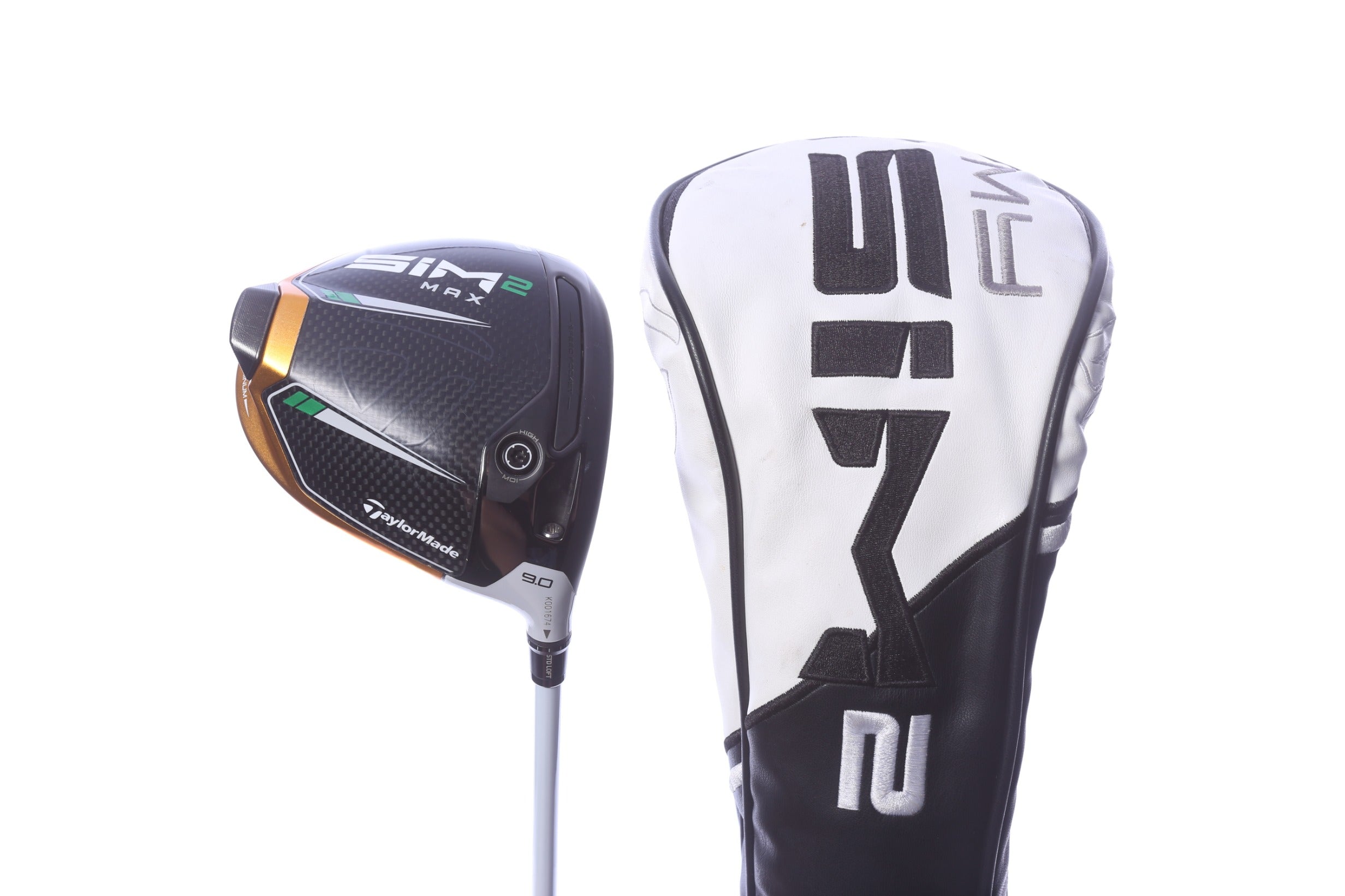 Used TaylorMade SIM2 Driver - 9 Degrees - Stiff Flex Fujikura Air Speeder - Right-Handed