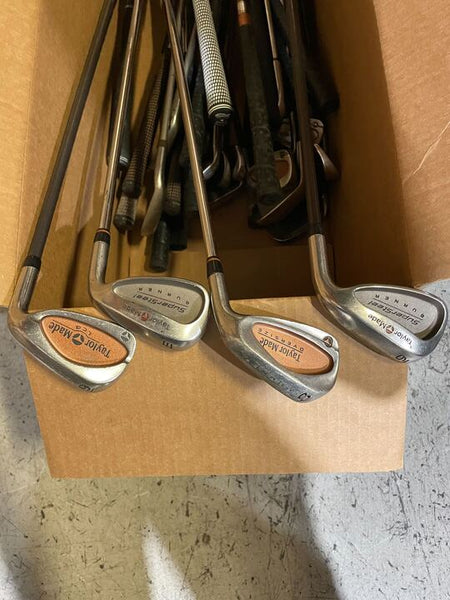 Polished Taylormade Burner LCG 8 Iron Precision S Flex Steel Rifle Shaft