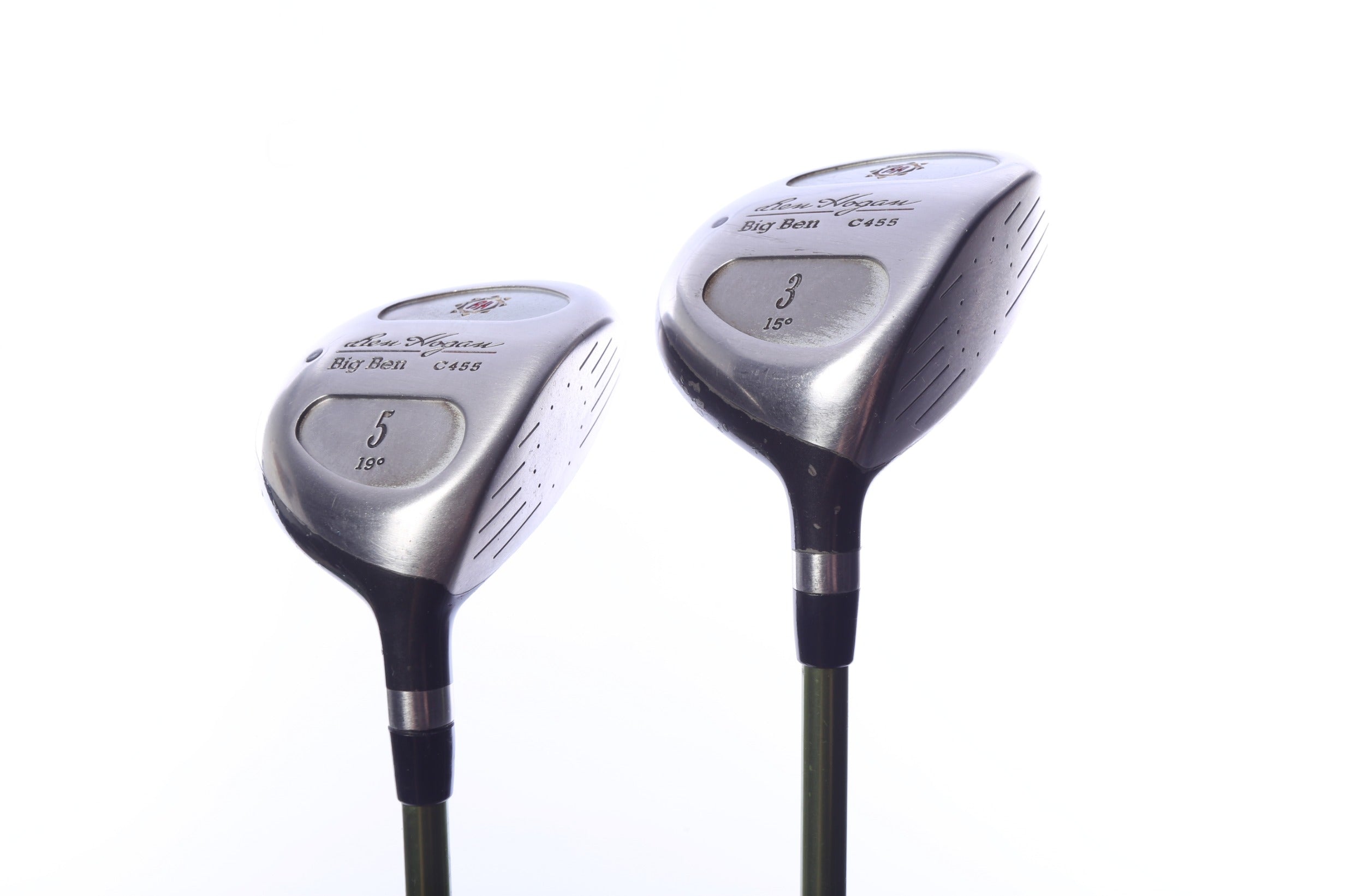Used Ben Hogan Big Ben C455 Wood Set - Right-Handed - 3W, 5W - Seniors Flex