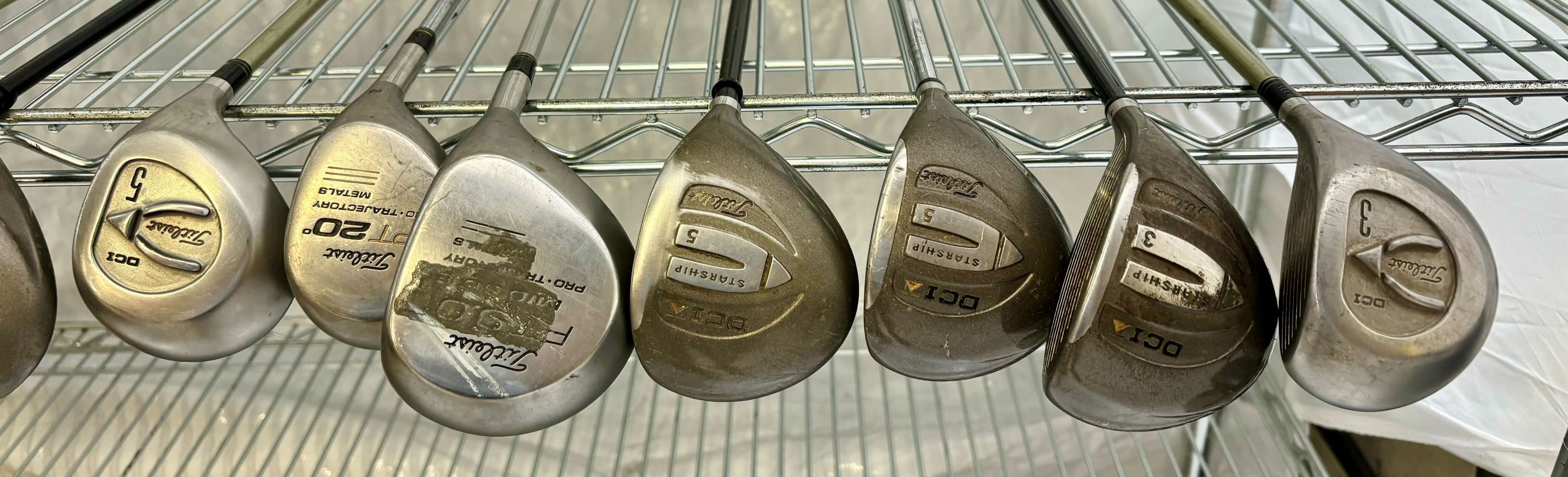 Wholesale Lot of 30 Golf Clubs - Titleist Fairway Woods-Next Round