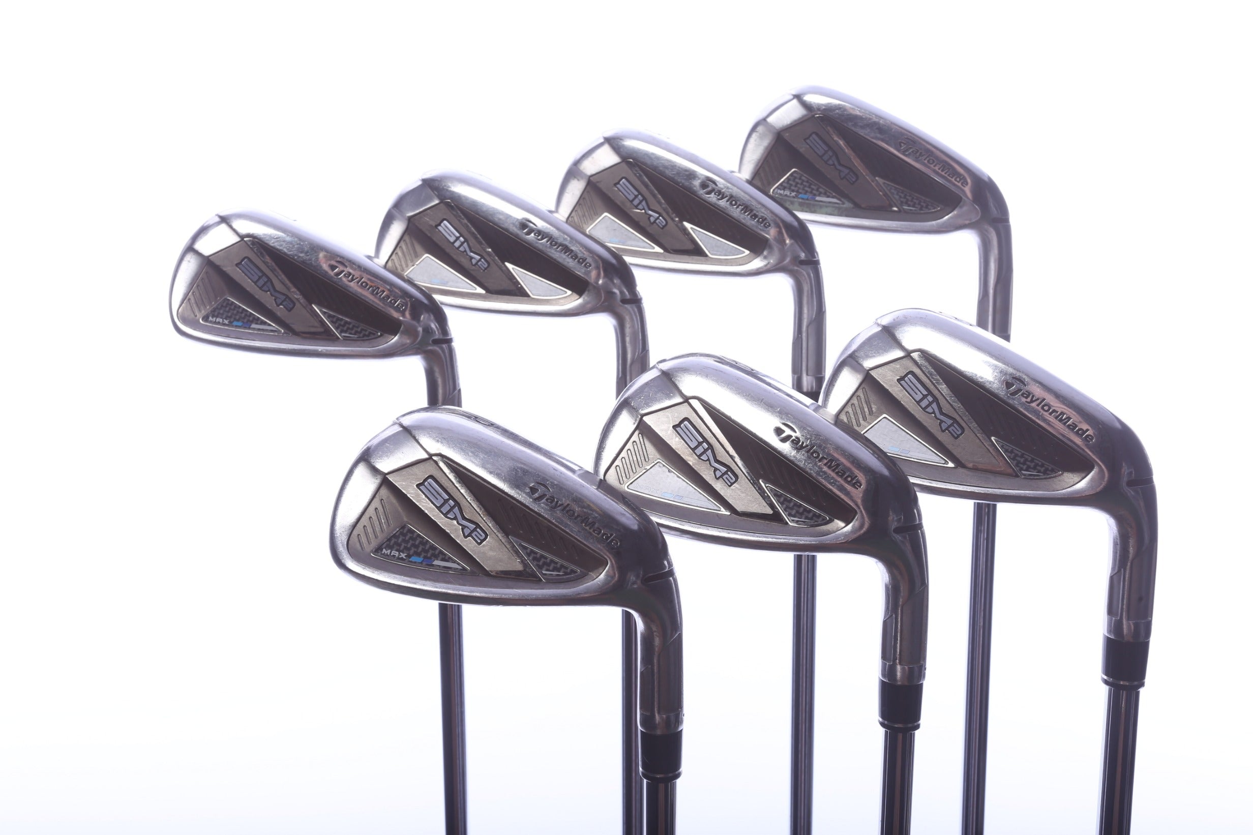Used TaylorMade SIM2 MAX Iron Set - Right-Handed - 4-PW - Stiff Flex-Next Round