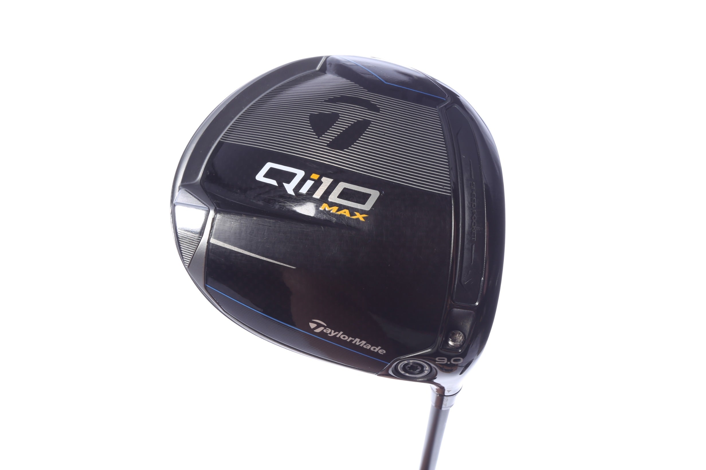 Used TaylorMade Qi10 MAX Driver - 9 Degrees - Regular Flex Fujikura Ventus Blue - Right-Handed-Next Round
