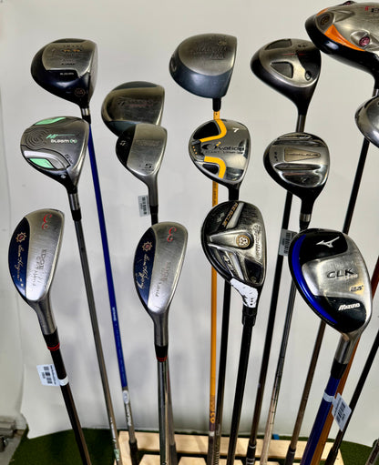 Wholesale Lot of 24 Drivers, Fairway Woods, Hybrids, And Single Irons.-Next Round