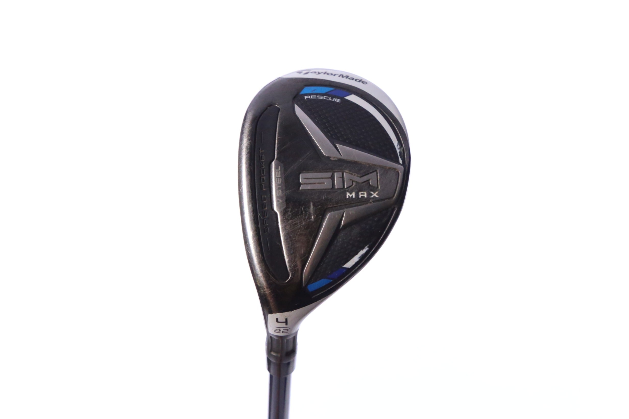 Used TaylorMade SIM MAX 4H Hybrid - Left-Handed - 22 Degrees - Regular Flex