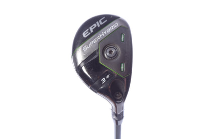 Used Callaway Epic Super 3H Hybrid - Right-Handed - 18 Degrees - Stiff Flex