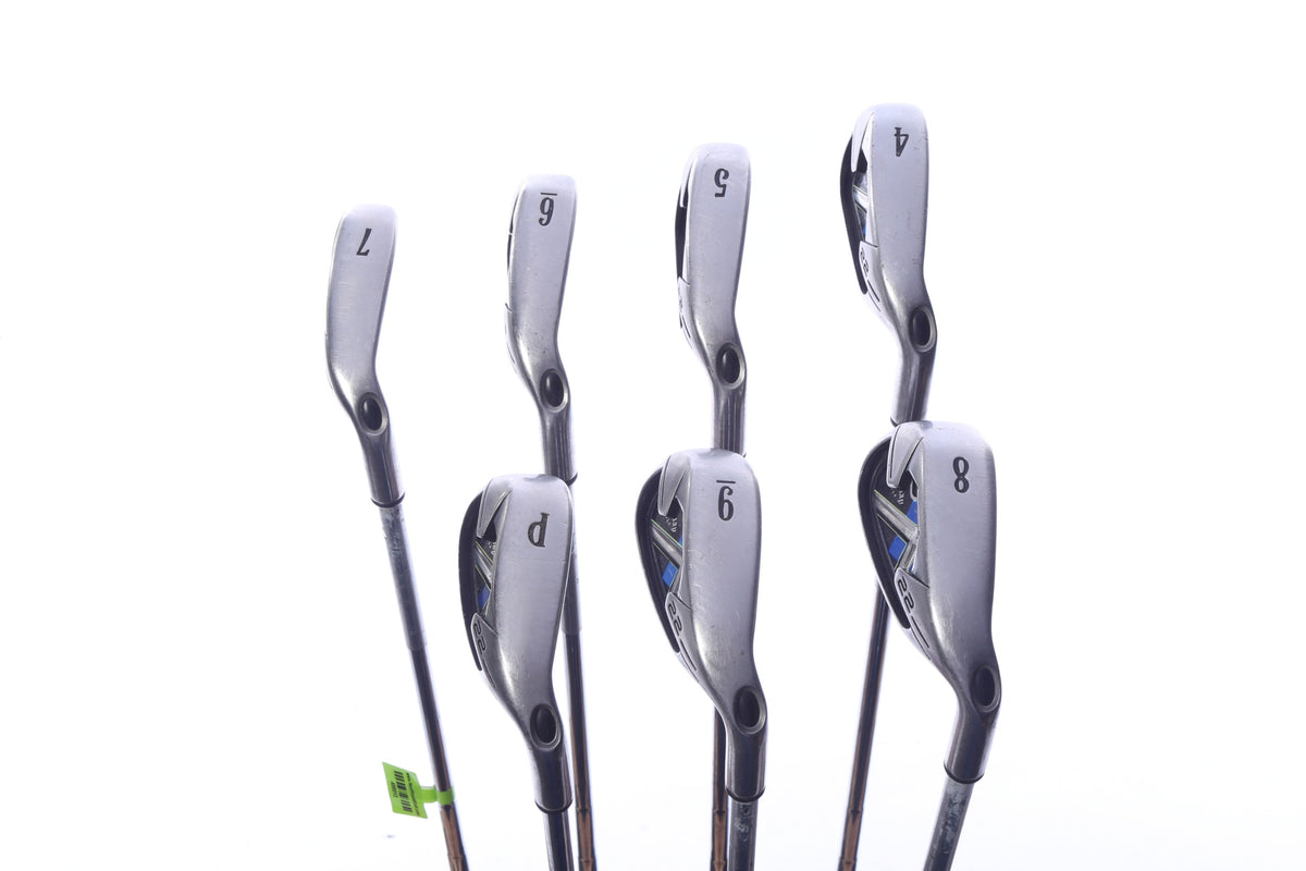 Used Callaway X-22 Iron Set - Right-Handed - 4-PW - Uniflex Flex