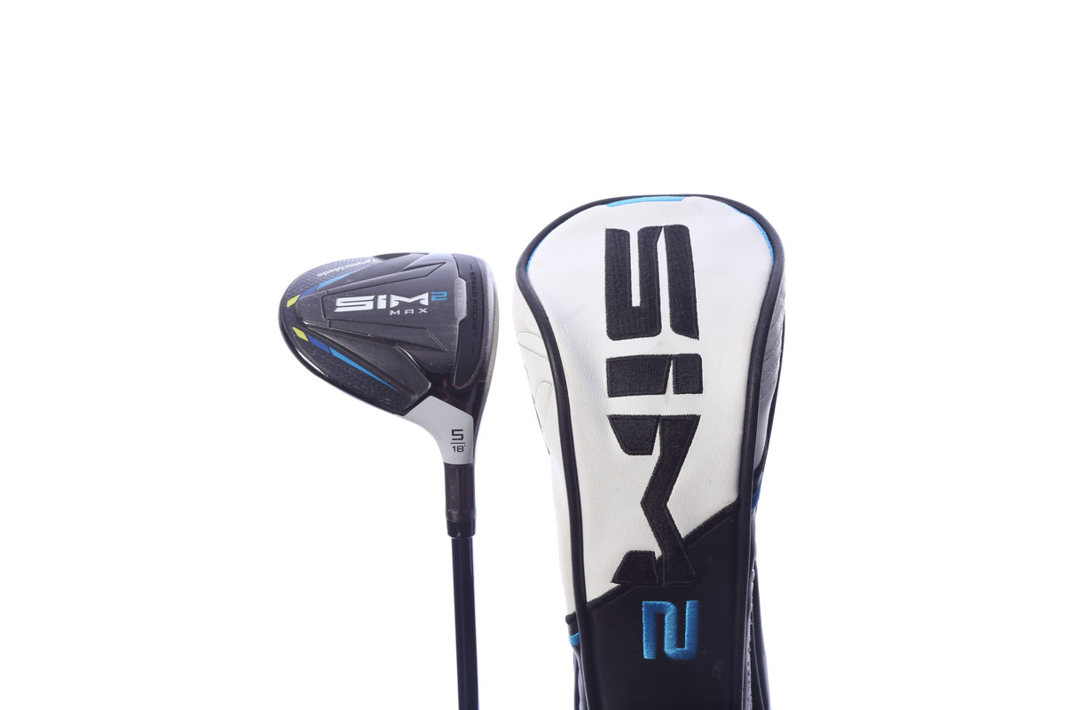 Used TaylorMade SIM2 MAX 5-Wood - Right-Handed - 18 Degrees - Stiff Flex