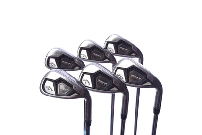 Used Callaway Rogue ST MAX OS Iron Set - Right-Handed - 5-PW - Stiff Flex