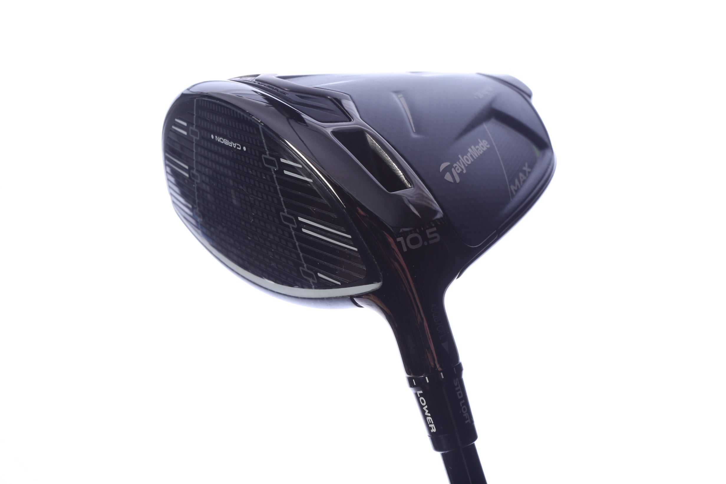 Used TaylorMade Qi35 MAX Driver - 10.5 Degrees - Stiff Flex Project X HZRDUS Smoke Red RDX - Left-Handed