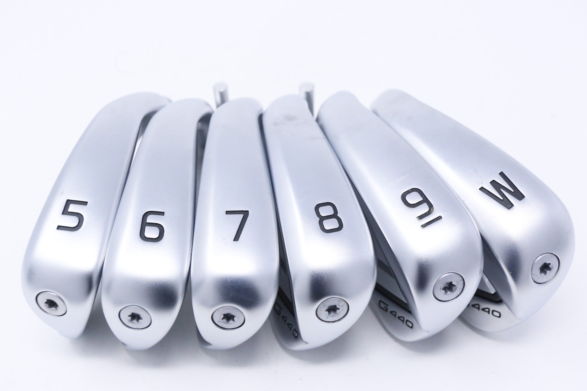 Used Ping G440 Iron Set - HEAD ONLY - Left-Handed - 5-PW-Next Round