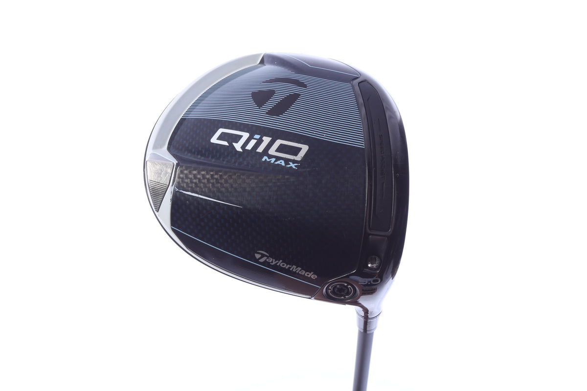 Used TaylorMade Qi10 MAX Cobalt Blue Designer Series Driver - 9 Degrees - Stiff Flex Project X Hzrdus  - Right-Handed