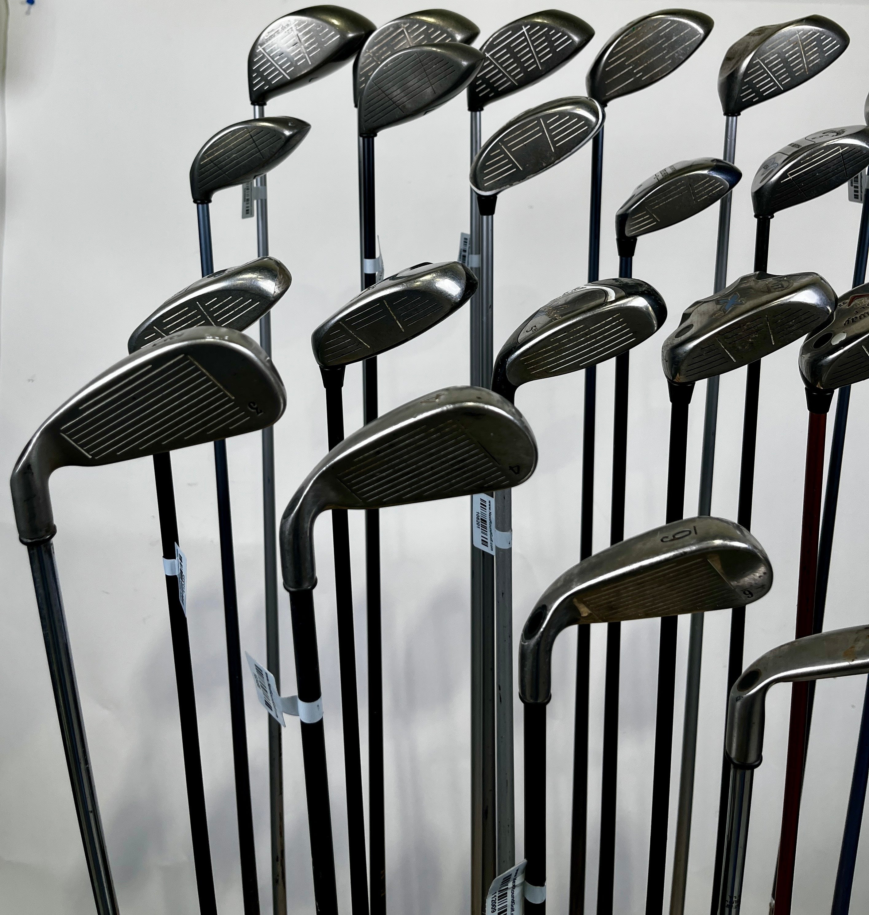 Wholesale Lot of 24 Callaway Drivers, Fairway Woods, Hybrids, and Single Irons.-Next Round